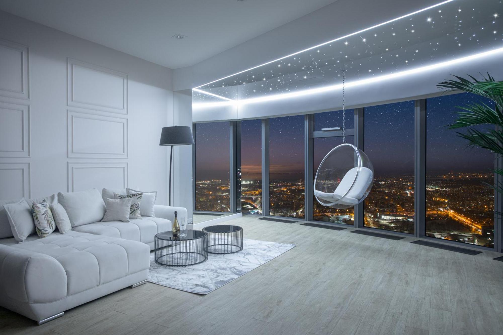 Apartamenty Sky Tower Z Jakuzzi Przy Oknie Wroclaw Luaran gambar